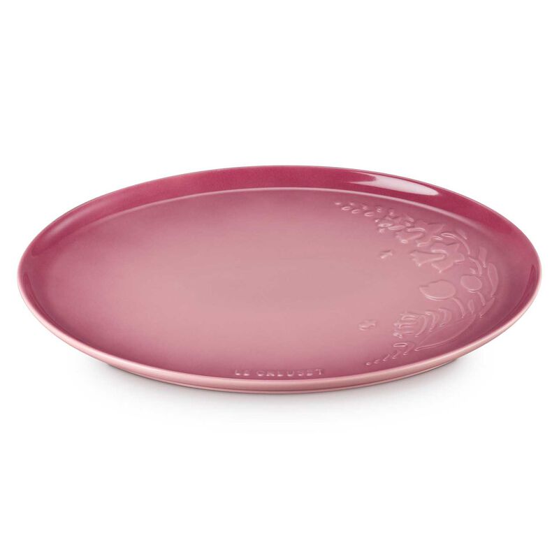 Le Creuset Jardin Oval Serving Plate 36cm - Rose Quartz image number 0